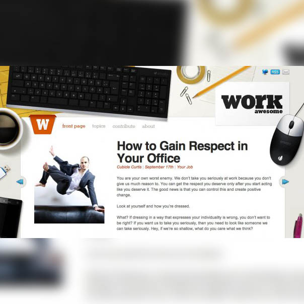 Be Awesome at Work?