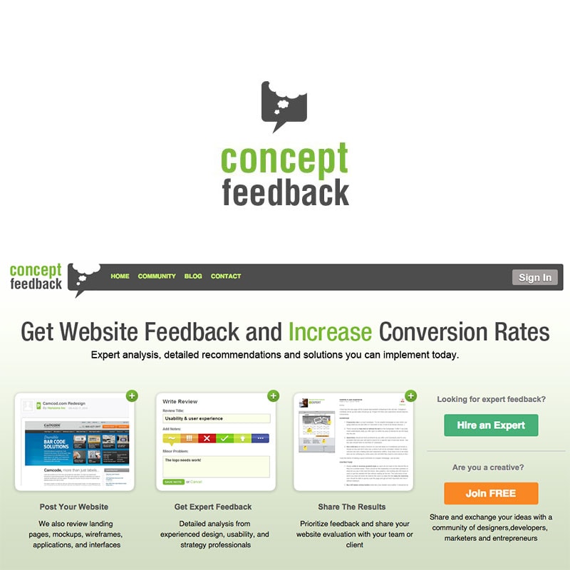 Design Concepts: Review and Get Reviewed!