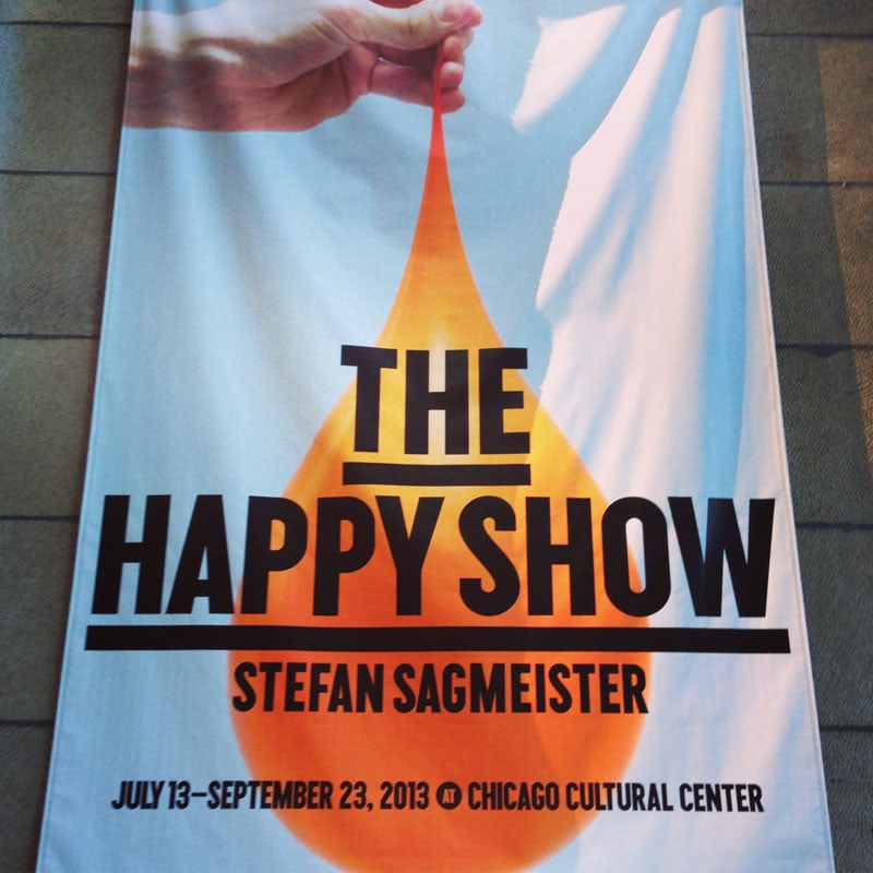Exhibit: The Happy Show by Stefan Sagmeister