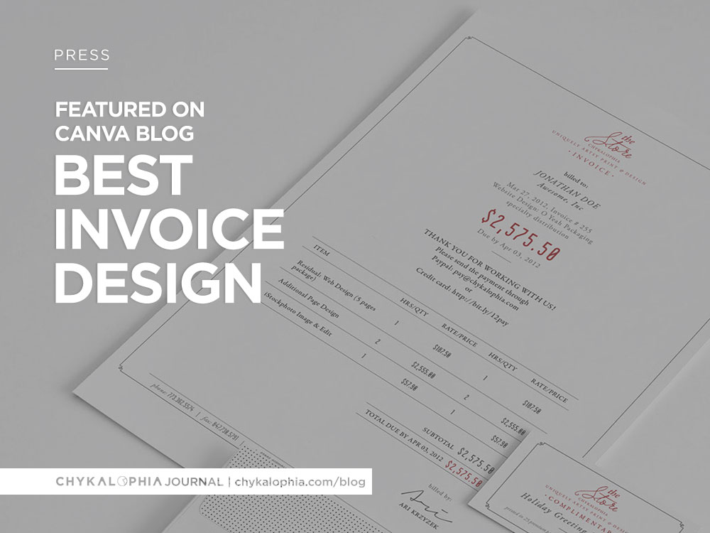 Featured: Best Invoice Design