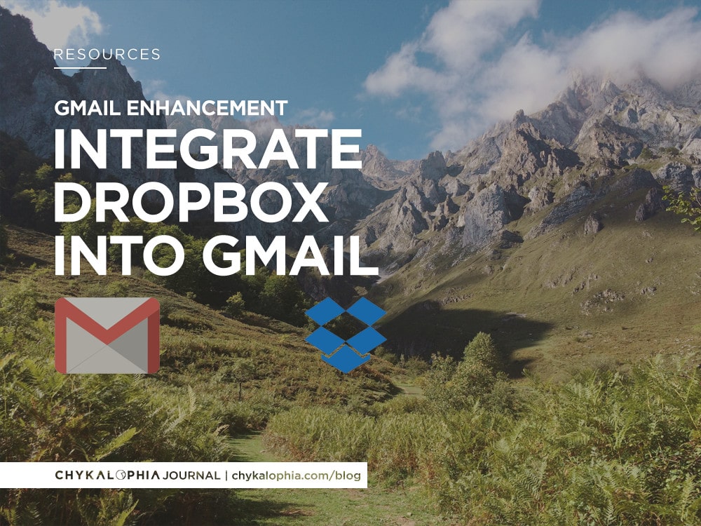 Integrate Dropbox Into Gmail: Dropbox For Gmail