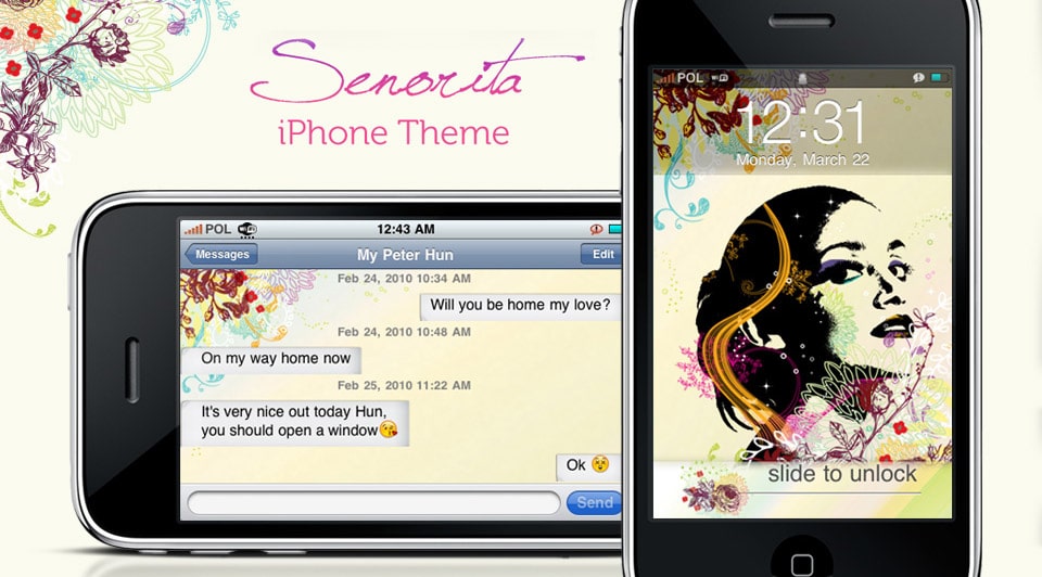 Senorita iPhone Theme: Behind the making