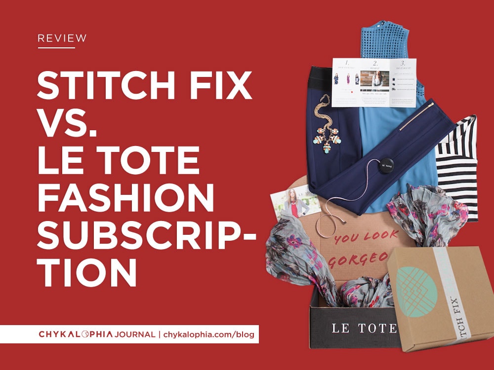 Stitch Fix vs. Le Tote Fashion Subscription